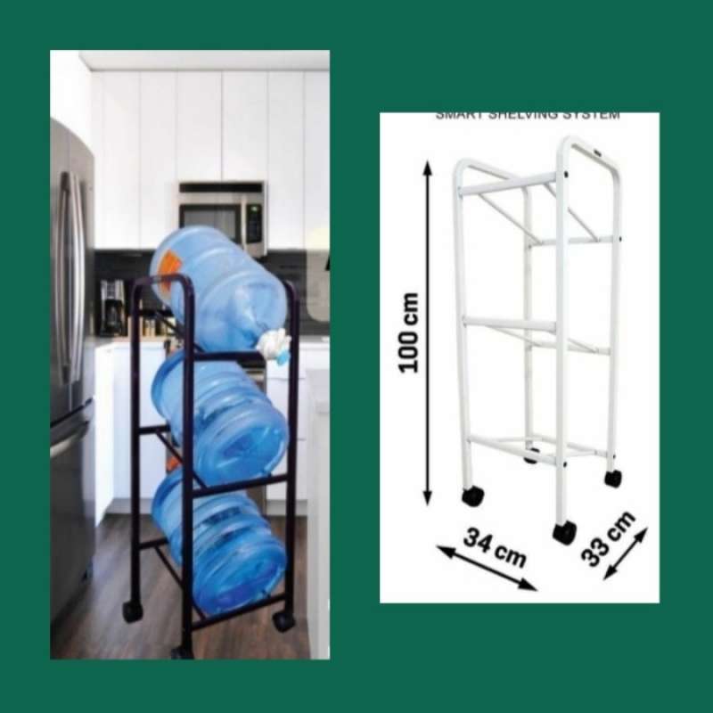 Promo Rak Galon 3 Susun Rak Dispenser 3 Susun Rak Galon Air 3 Susun