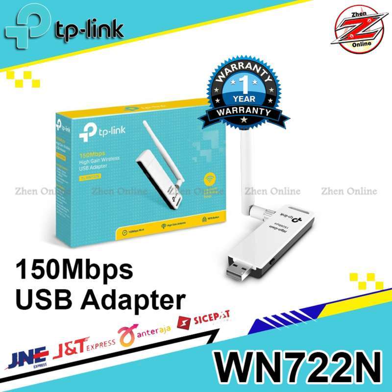 Jual TPLink TLWN722N Antenna USB Wifi Adapter Wireless di Seller Zhen