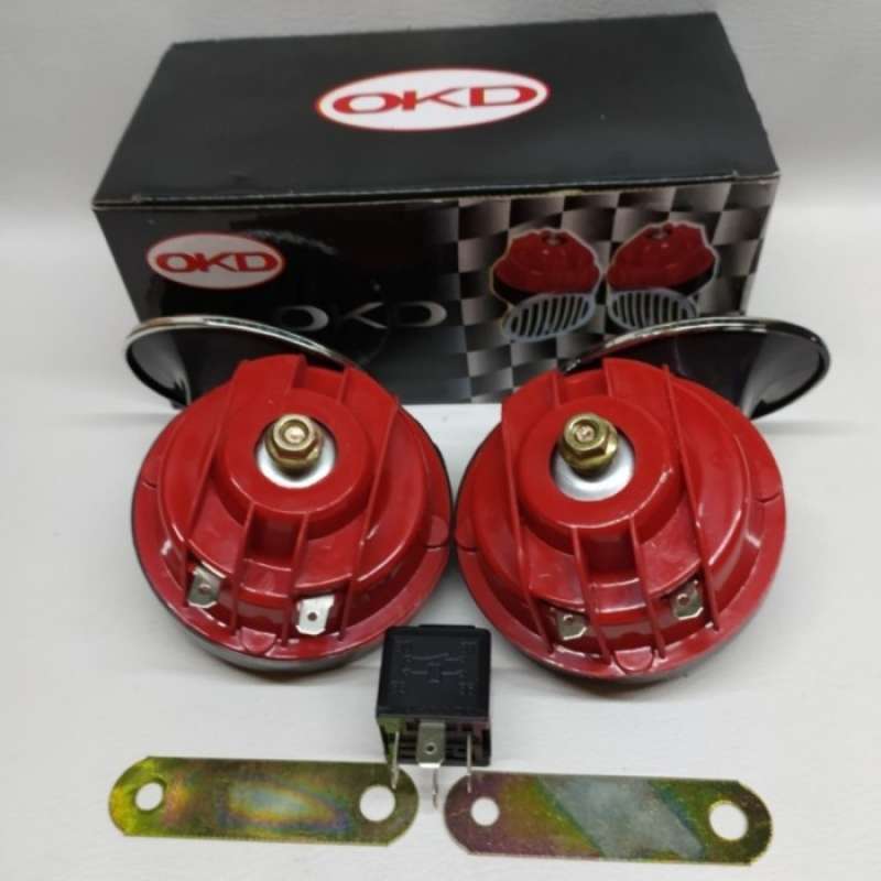 Jual KLAKSON KEONG DOUBLE PLUS RELAY KLAKSON SUARA MOBIL BUAT MOTOR BEST SELLER di Seller Toko