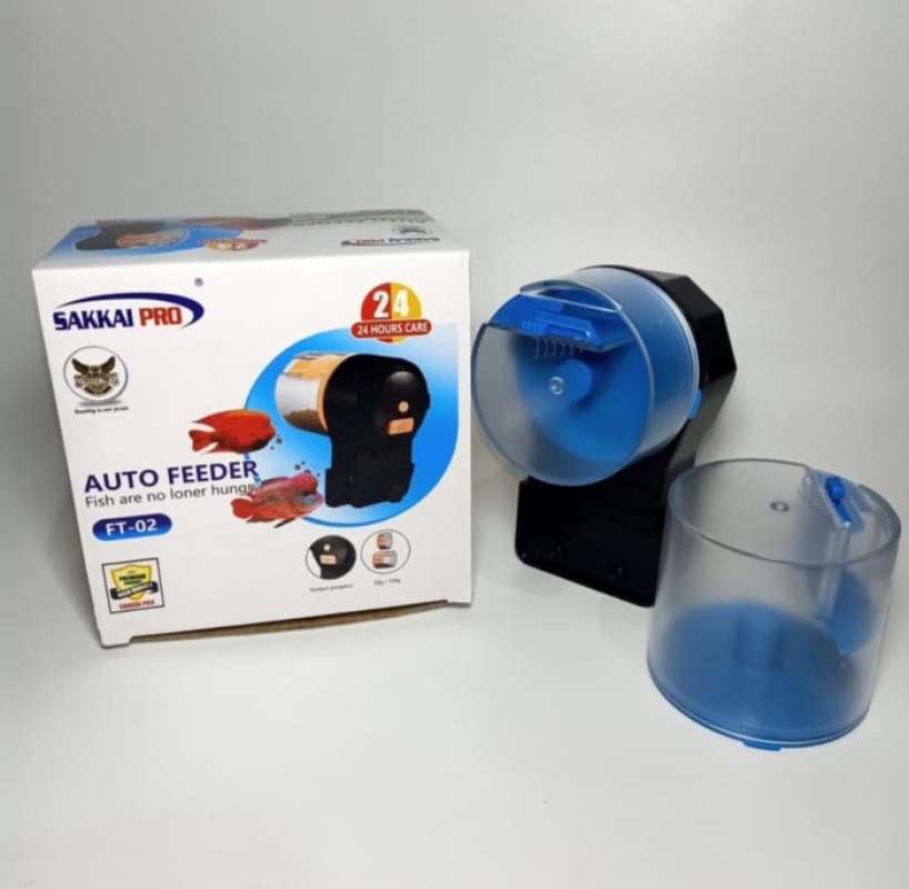 Jual Auto Feeder fish /tempat makan ikan otomatis SAKKAI PRO FT 02 di