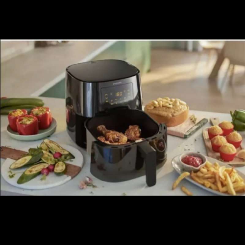 Promo Philips Essential Air Fryer Xl Hd9270/90 Hitam Hd9270 Spectre Bubble Wrap Diskon 14 di