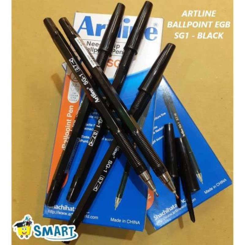 Jual ARTLINE BALLPOINT EGB SG1 BLACK di Seller Smart Stationery ...
