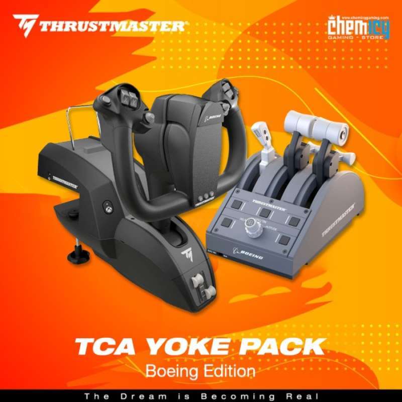 Promo Thrustmaster TCA Yoke Pack Boeing Edition Diskon 23 di Seller