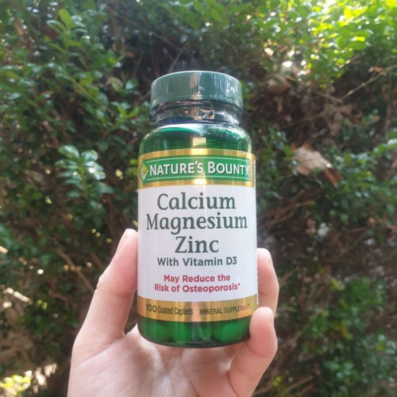 Promo Nature'S Bounty Calcium Magnesium Zinc With Vitamin D3, 100Cap
