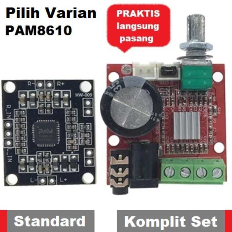 Promo Dijual Modul PAM8610 2x15W HIFI Stereo Mini Power Digital