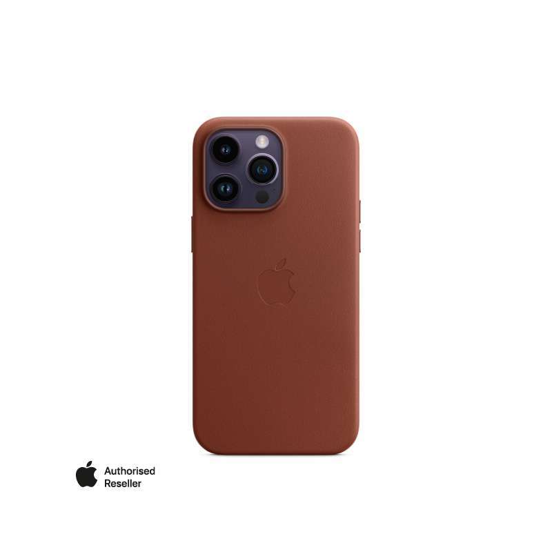 Jual iPhone 14 Pro Max Leather Case With MagSafe Umber Di Seller