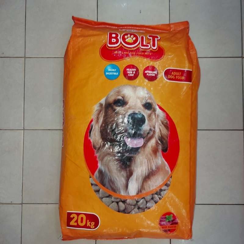 Jual Dog food Bolt adult Beef 20kg expedisi di Seller Enigma Kapuk