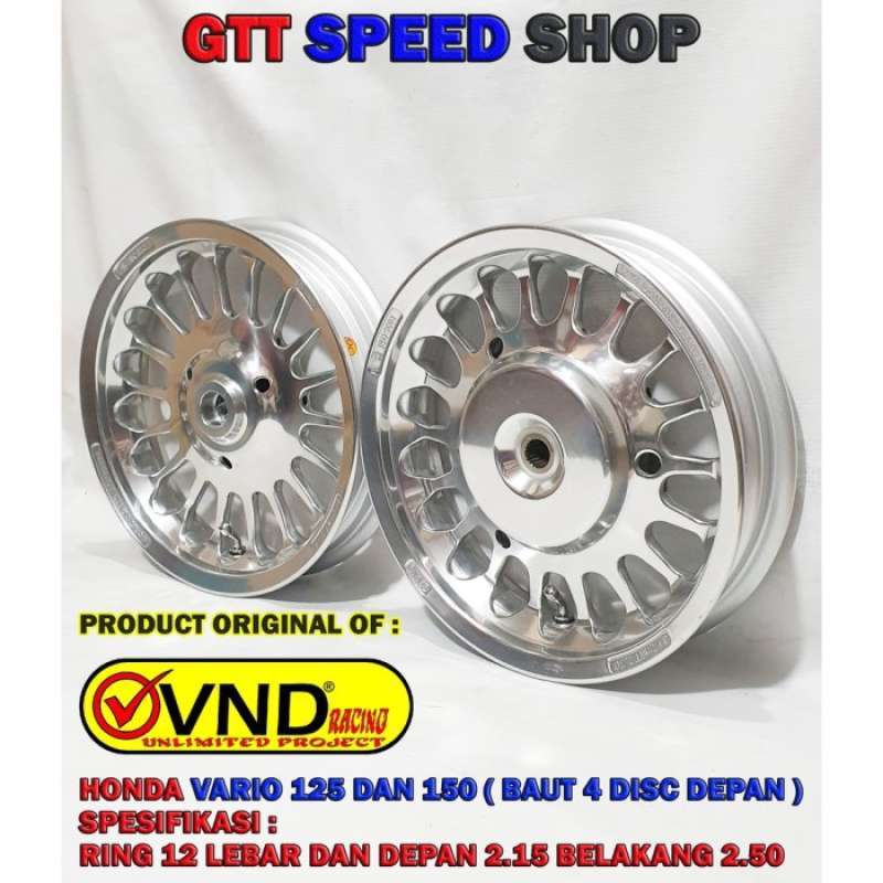 Vnd Roulate Jual Velg Vnd Vario 150 Merah Terbaru Dengan Harga Termurah Di 2024 ...