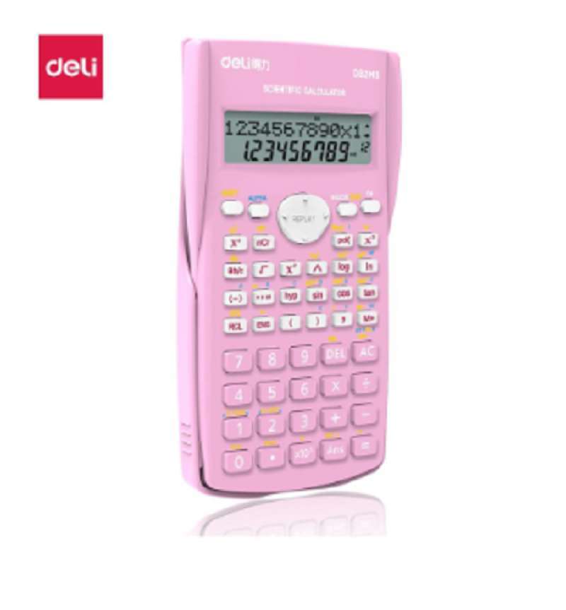 Jual Deli Kalkulator ilmiah Scientific Calculator sekolah kuliah kimia