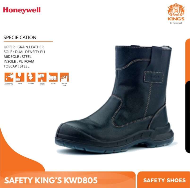 Jual Sepatu Safety Shoes kings Model Boots KWD805 di Seller Hattiee