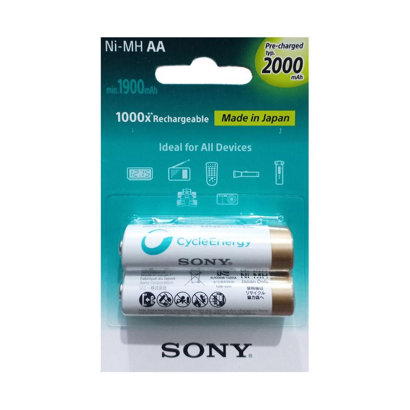 Promo Sony Aa Rechargeable Battery 2000 Mah/ 2btrbattery Isi Ulang Aa