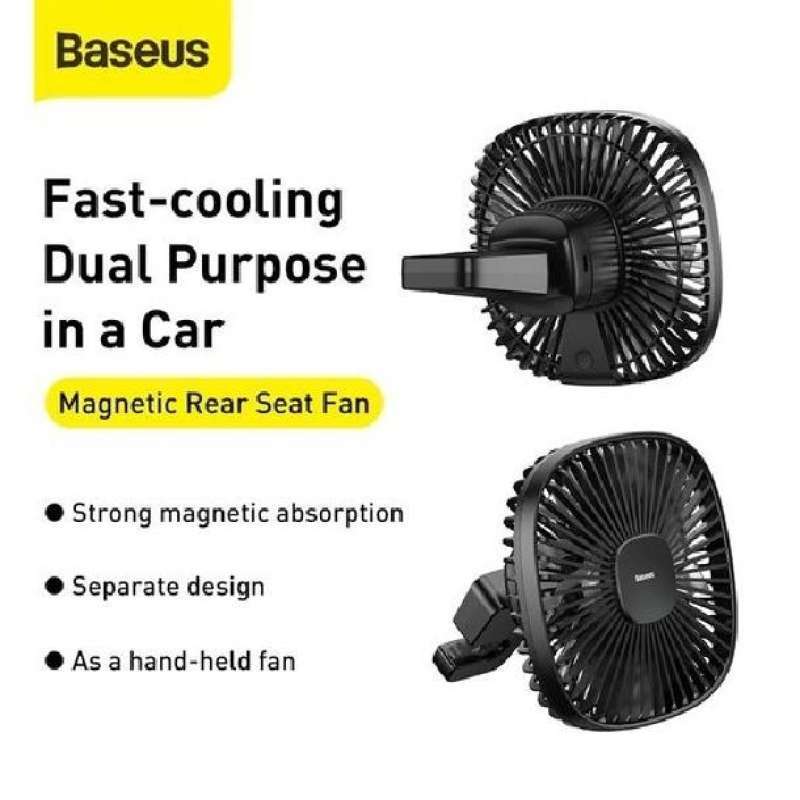 Jual Baseus Magnetic Rear Set Fan Car Mount Kipas Angin Di Seller ...