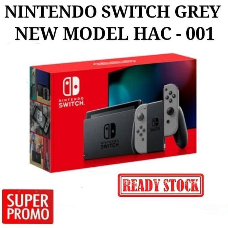 Jual Nintendo Switch Console Grey New Model HAC 001 [01] di Seller