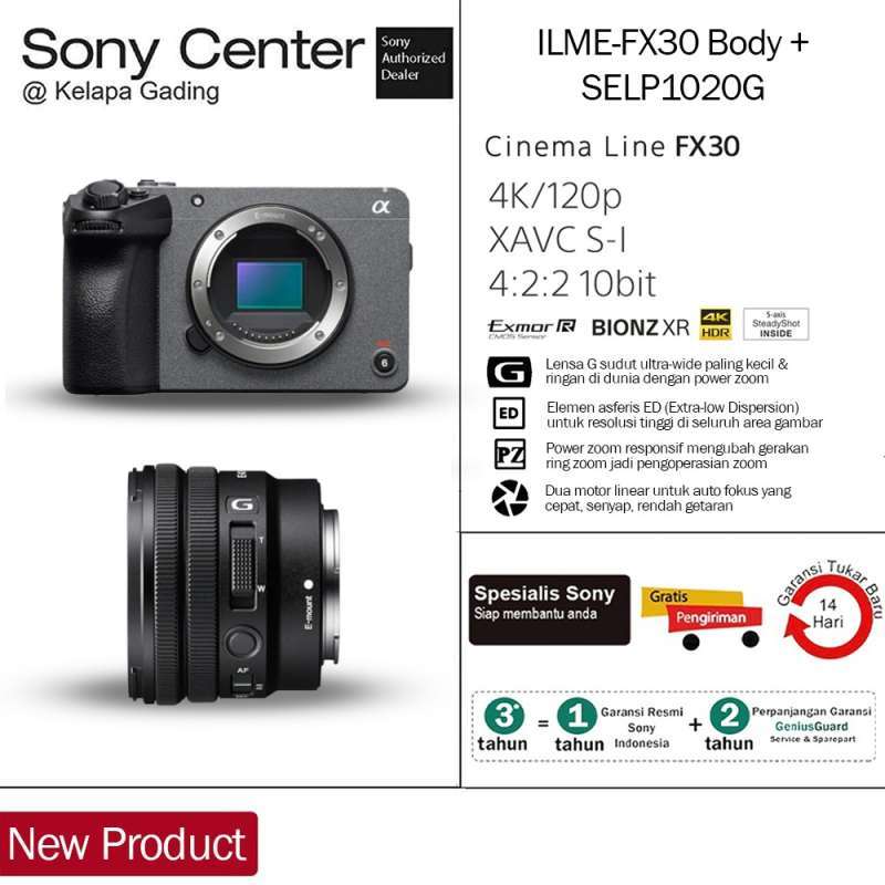 Jual Sony Center Jakarta Sony Original Ilmefx30 , Fx30 Kamera