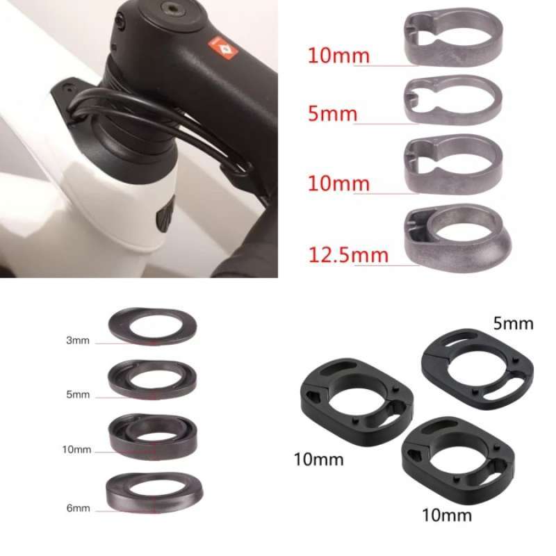 SUPVOX Foldable Electric Bike Brake Pads & Disc Spacer - All Weather Replacement For Mechanical/Hydraulic Brakes