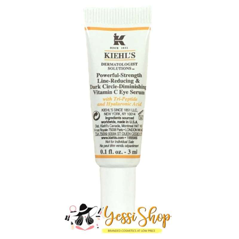 Jual KIEHL'S POWERFULSTRENGTH LINEREDUCING & DARK CIRCLE EYE SERUM