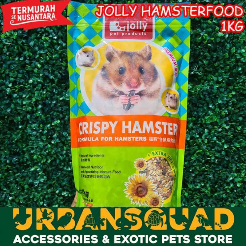 Promo JOLLY HAMSTER FOOD 1KG MAKANAN HAMSTER CAMPBELL WINTER WHITE