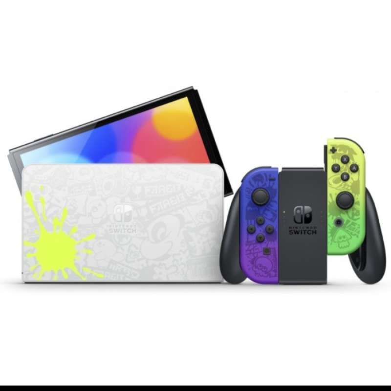 Jual Nintendo Switch Oled Splatoon 3 Edition Free Pro Controller Di ...