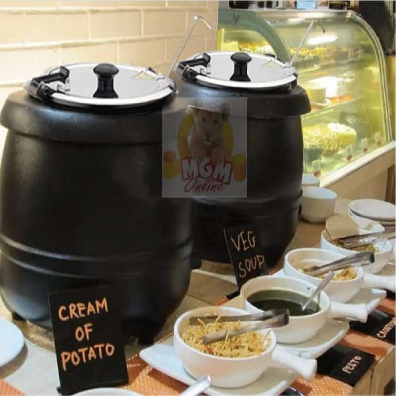 Jual Electric Soup Warmer 10L - Pemanas Soup 10L Tutup Stainless