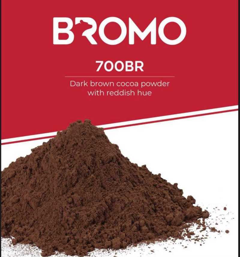 Jual Dark Brown BROMO700 Chocolate Cocoa Powder Zak 25kg murni coklat