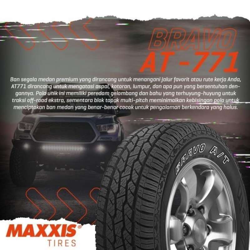 Jual MAXXIS BRAVO AT771 265-65 R17 BAN Mobil Pajero Sport Fortuner TRD ...