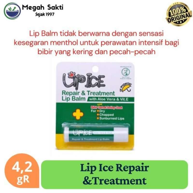 Jual Lip Ice Repair & Treatment Medicated Lip Balm Solusi Bibir