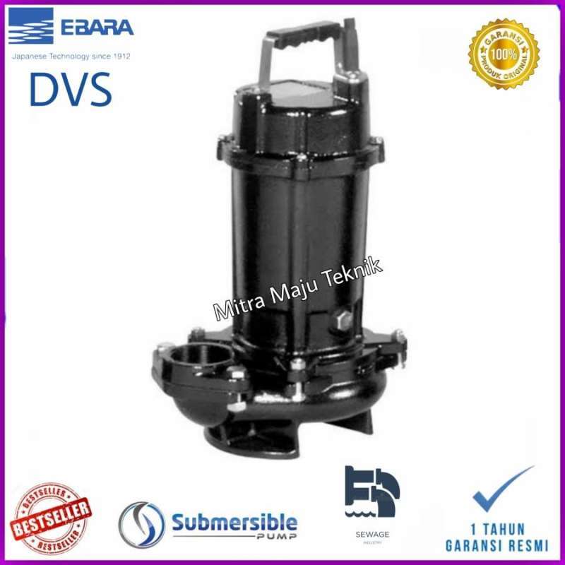 Jual EBARA PUMP 65 DVS 51.5 (MANUAL) 3PHASE SUBMERSIBLE SEMI VORTEX