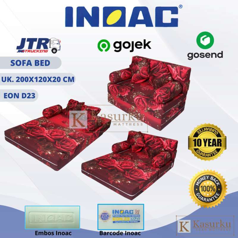 Spring Bed Inoac Jual Sofa Bed Inoac 3 in 1Ukuran 200 x 120 x 20cm / 15 cm Original ...