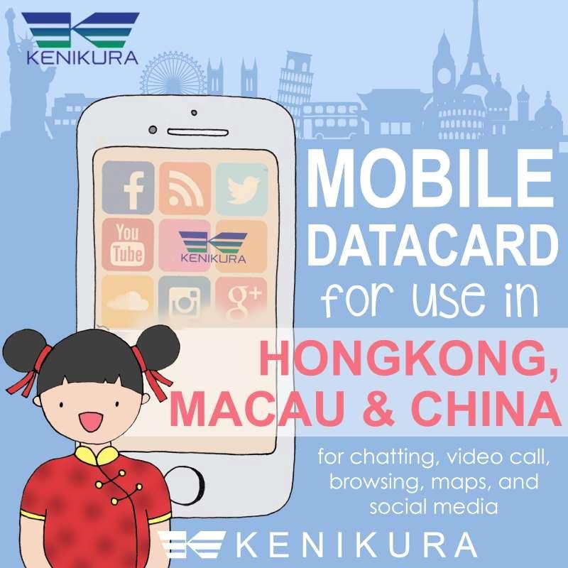 Jual Sim Card China Hong kong Macau Taiwan Mobile Data Card [30 Days] di Seller Kenikura Tour