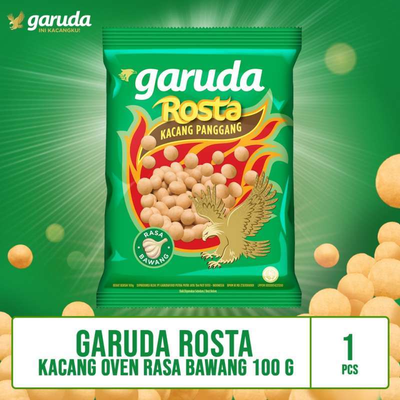 Jual Garuda Rosta Kacang Oven Rasa Bawang [100gr] di Seller GARUDAFOOD