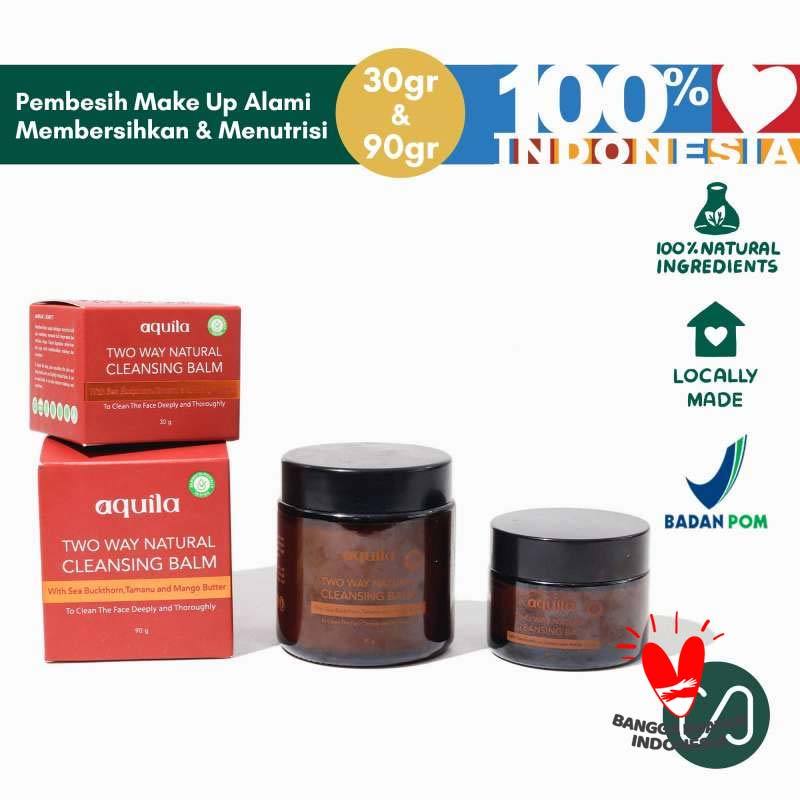 Promo Aquila Two Way Natural Cleansing Balm Pembersih Make Up Alami