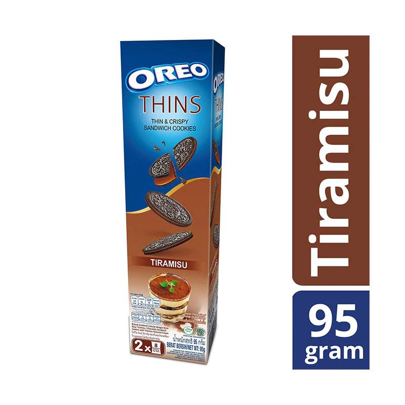 Jual Oreo Thins Tiramisu Biskuit [95 g/ Sample] di Seller Blimart ...