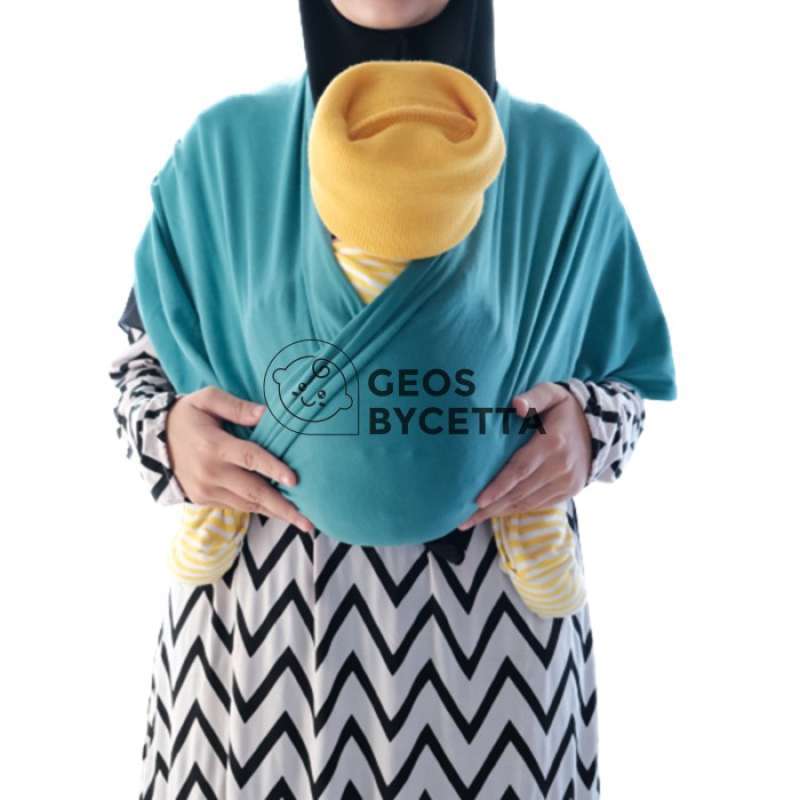 Promo Geos Gendongan Kaos Instan 2 in 1 Gendongan Bayi Depan Diskon 5%