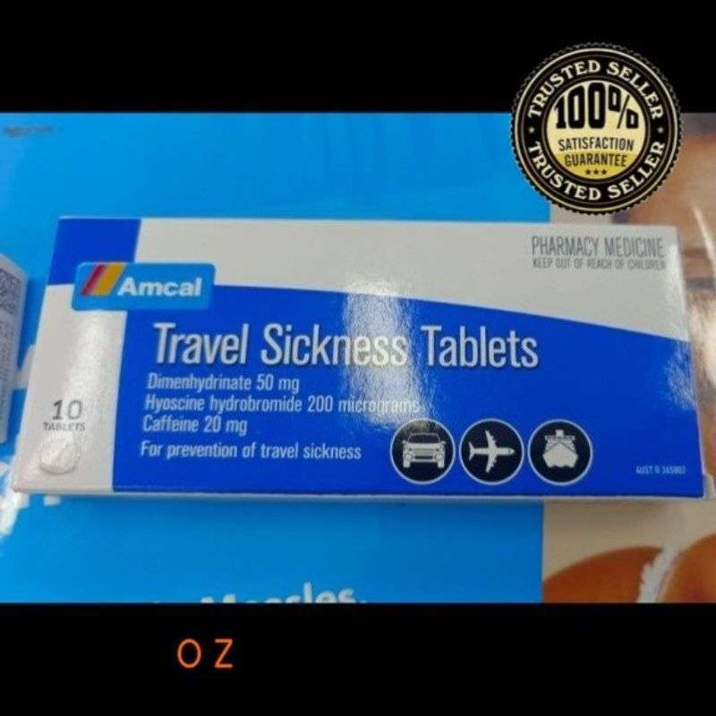 Jual Original Amcal Travel Sickness Tablets 10 Tablets Di Seller