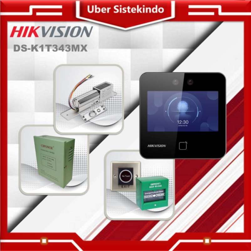 Jual Paket Access Door Hikvision DSK1T343MX Face Access Control Pintu