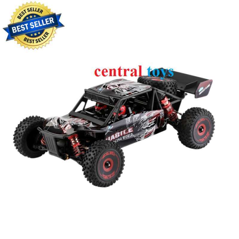 Jual wltoys 124016 V2 brushless rc dersert truck 2.4ghz 4WD full propo