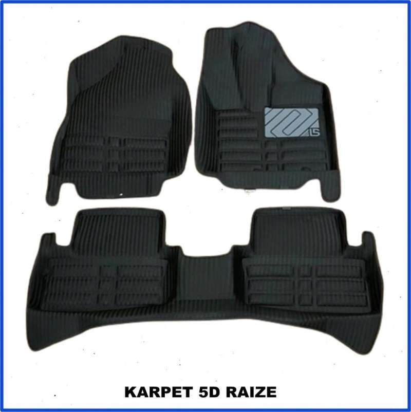 Jual Karpet 5D Premium Car Carpet Carbon Raize 2 baris di Seller