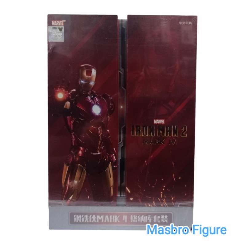 Collection Complète De 7 Figurines Iron Man ZD Toys - 10 Cm - Série Marvel Avengers 2024