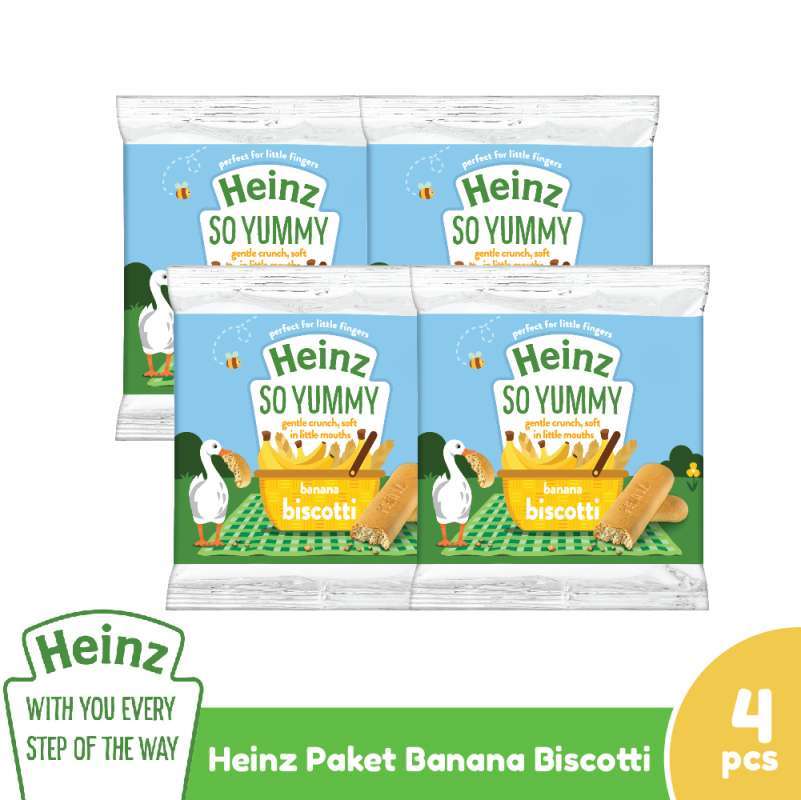 Jual Heinz Banana Biscotti Snack Bayi [60 g/ 4 pcs] di Seller Heinz