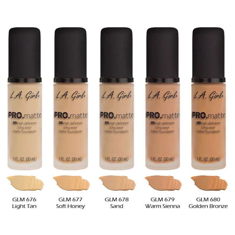 L.A. GIRL Pro Matte Foundation – Creamy Cocoa, Mittlere Bis Volle Deckkraft