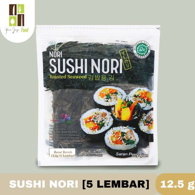 Jual Sushi Nori Halal Seaweed Rumput Laut Sushi Untuk Kimbab/Gimbab ISI