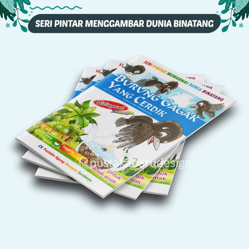 Jual Buku Cerita Anak Bergambar Seri Dongeng Hewan Inspiratif Bilingual