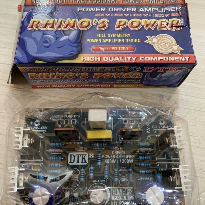 Jual Kit power driver amplifier PD1200 di Seller King Wijaya Elektronik