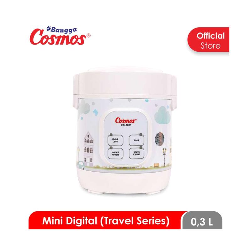 Promo Cosmos CRJ-1031 Mini Digital 4in1 Rice Cooker [0.3 L/ SBY] Diskon ...