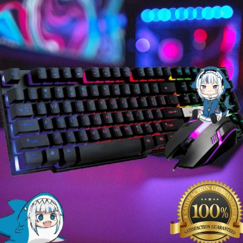 Promo LDKAI Gaming Keyboard LED + Mouse Bundle - Black Diskon 45% di ...