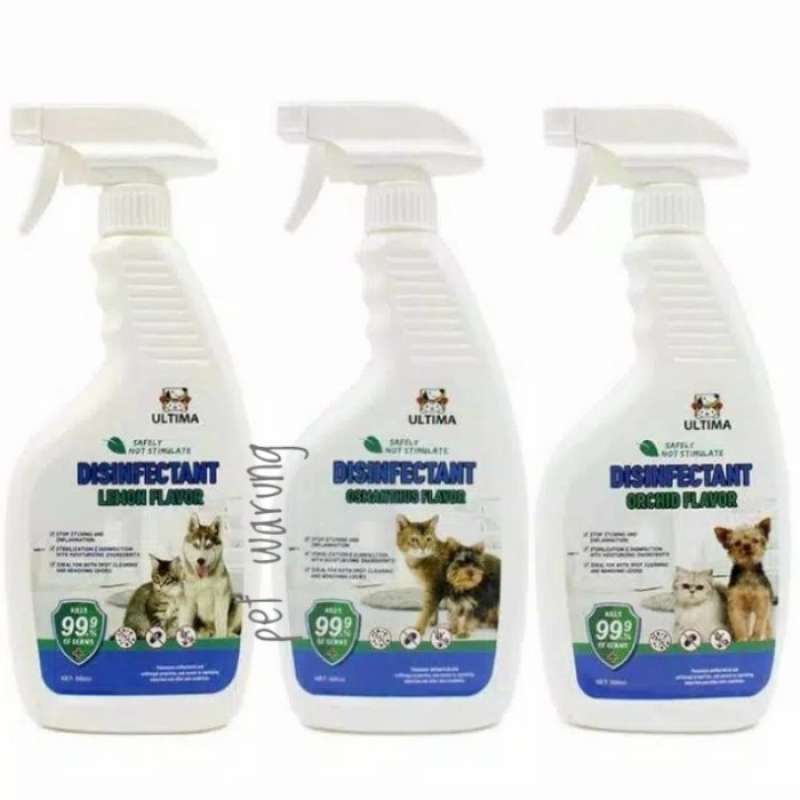 Jual Ultima Disinfectant Kandang Stain Odor Remover Spray Anti Virus di Seller DENTA PET SHOP