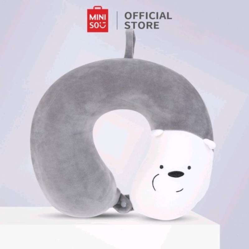Jual Miniso X We Bare Bears Memory Foam Ushaped Pillow Ice Bear di Seller Maju Martku Duri