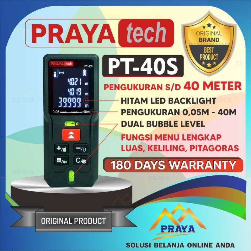 Meteran Digital Ryu Jual laser distance meter / meteran laser PRAYATECH meteran digital di ...