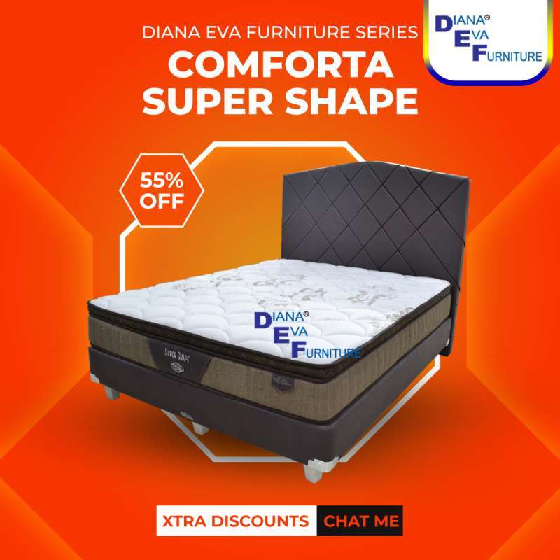 Jual Comforta Super Shape Full Set Kasur Springbed di Seller Diana Eva Furniture Official Store