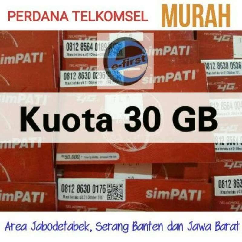 Jual perdana telkomsel 30 gb, harga satuan di Seller Gawai.in Store